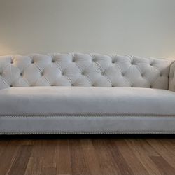 Velvet sofa