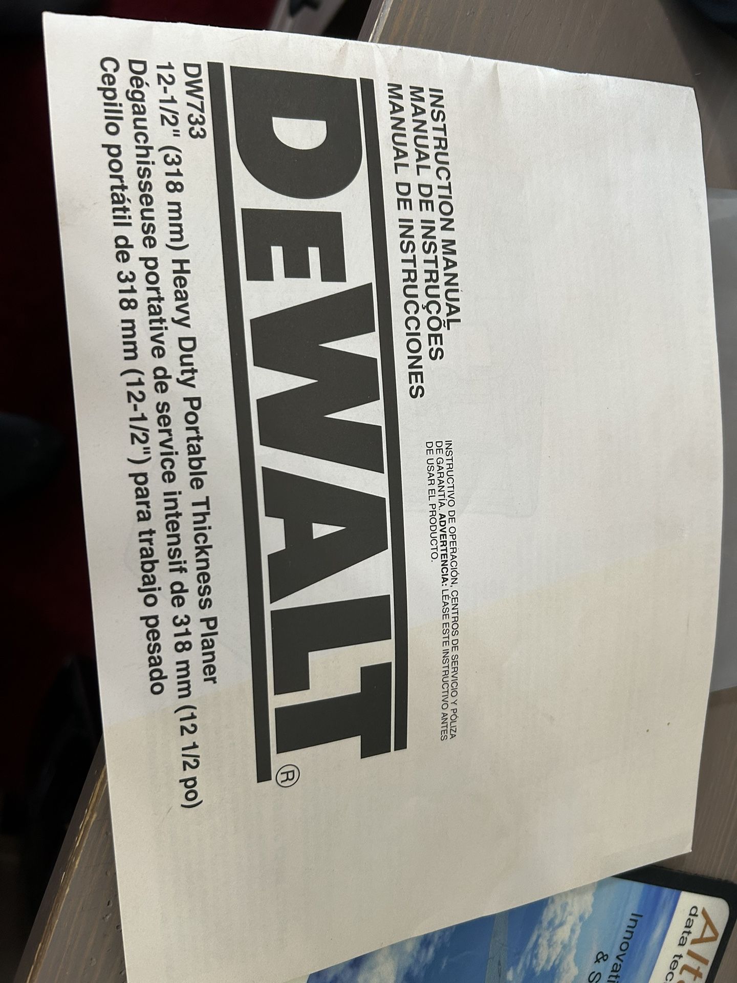 DeWalt Planer Belt