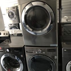 Lg Washer And Dryer Set Electric 