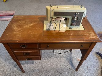 Sears Kenmore Sewing Machine with Cabinet Table