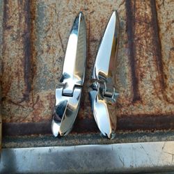 Gorgeous trunk hinges for the 1(contact info removed) and 1938 Chrysler, Plymouth, Dodge and Desoto cars. Mopar part numbers 742854, 742855. FINALLY .