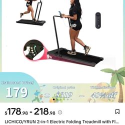 Folding treadmill 