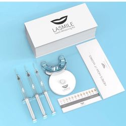 LA Smile-Whiter Teeth,Dental-Grade Whitening Teeth Whitening Kit with LED Light Helps to Remove Stains from Coffee&Smoking&Wine&Soda