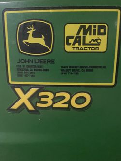 John Deere X320 Mower