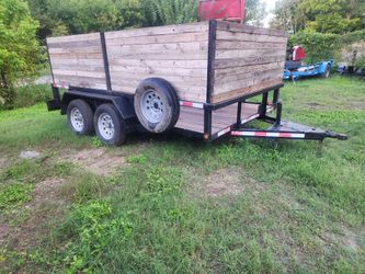 Homemade Heavy Duty 83"x12' Double Axle Utility Trailer 