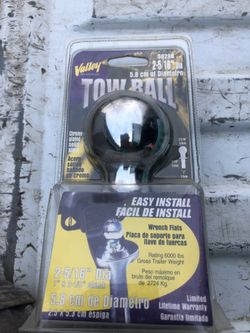 Tow ball valley