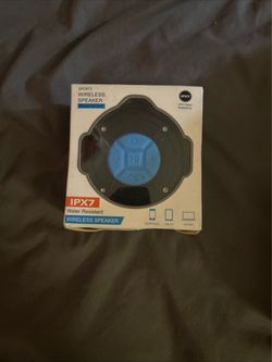 IPX7 Bluetooth Waterproof Portable Speaker 3W USB Input Black/Blue