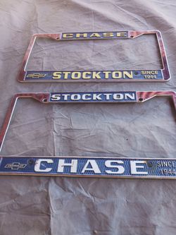 License plate frames modules