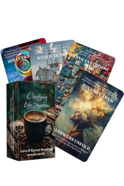 Clarifying Life Situations Oracle Cards, Love and Career Oracle Deck for Beginners, Cover All Areas in Life, Love, Spiritual Journey, and Career
