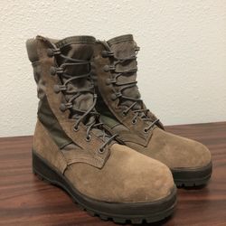 Belleville Green Steel Toe Boots