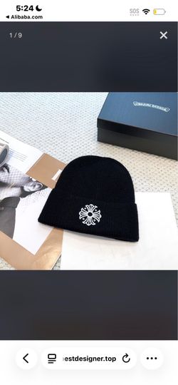 Chrome Hearts Black Beanie OS / One Size
