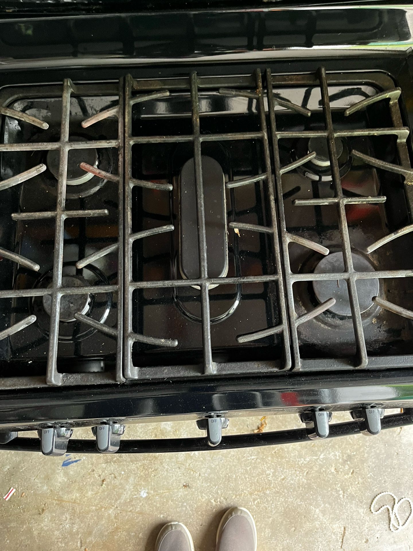 Natural Gas Kenmore Range, Black, 30”w 26d