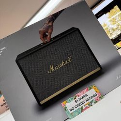 Marshall Woburn II Bluetooth Speaker New- Only $1 Today Pay The Rest Later! 