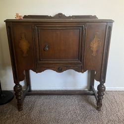 Depression Era Jacobean Cabinet 