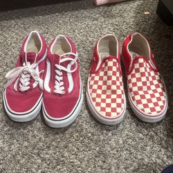2 size 7.5 women’s Vans