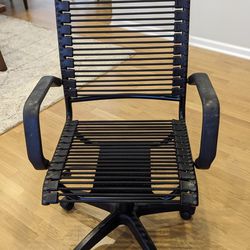 Black Bungie Cord Office Chair