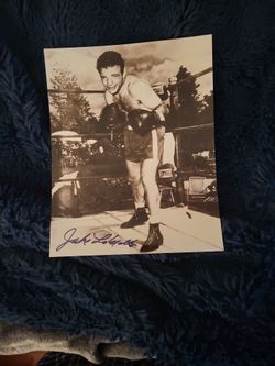 Jake La Motta Auto 8x10