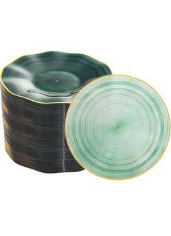Dessert/Salad Plates (Transparent Green)