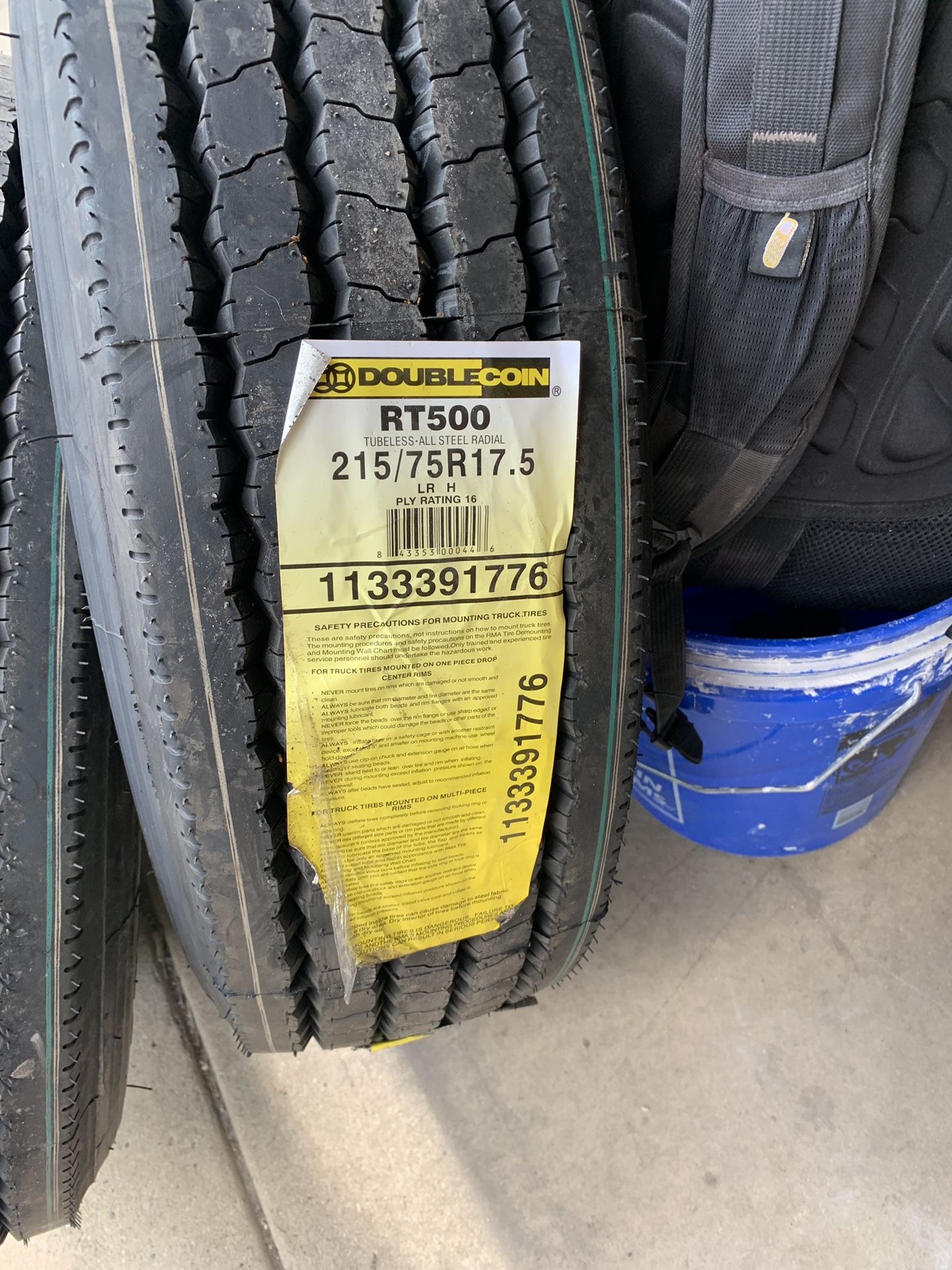 New trailer tires