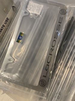 LaCrosse Metal License Frames