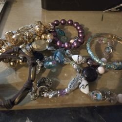 Lot Of Costume Bracelets (6)