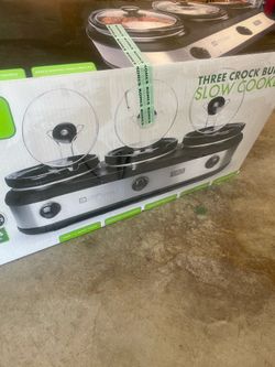 Triple slow cooker