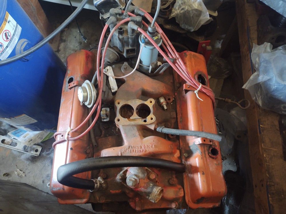 350 Chevy Engine 010 Block