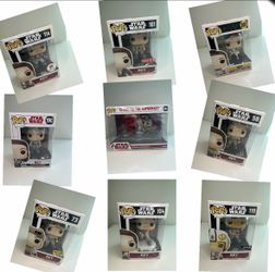 Rey Funko Pops Pack Of 8 Star Wars
