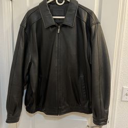 Mens Croft & Borrow Genuine Leather Jacket