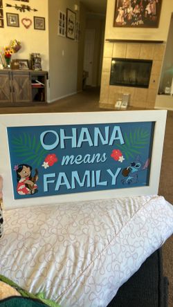 Disney stitch wall decor