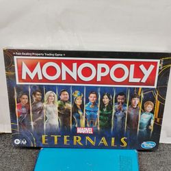 Monopoly: Marvel Studios' Eternals Edition board game. 