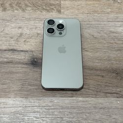 AT&T / Cricket Wireless iPhone 15 Pro 128GB Natural Titanium