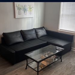 Couch Futon Black