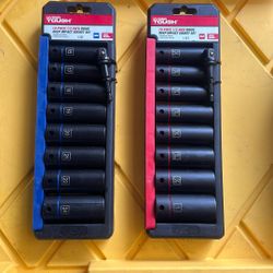 10 Pc. 1/2 Inch Drive Deep Impact socket Set 