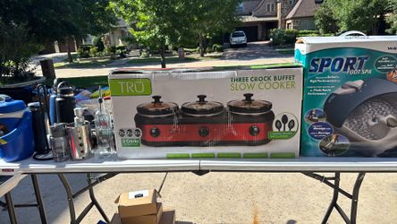 Slow cooker 3 crock
