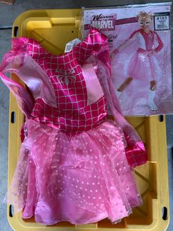 Spider Girl Costume SIZE Medium 7/8