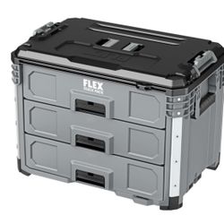 FLEX STACK PACK 22-in W x 10.3-in H x 15.1-in D 3-Drawer Polypropyleneyy Tool Box