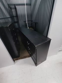 Two black dressers $40 best offer