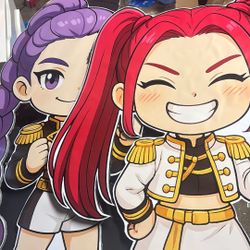 KPOP DEMON HUNTERS PARTY CHARACTERS!