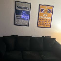 Free Black Suede Couch , Vacaville Ca