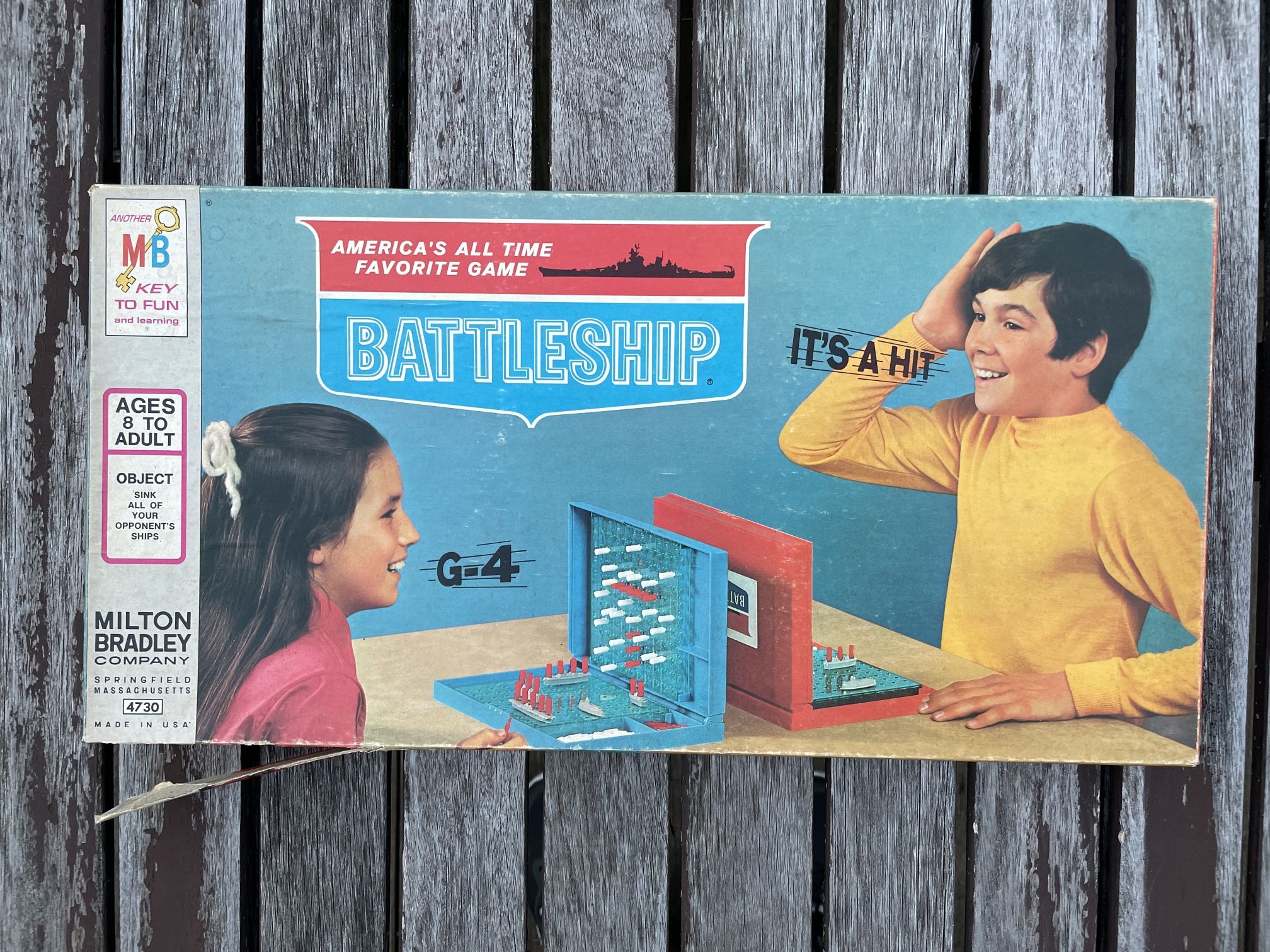 Vintage 1971 Battleship Game by Milton Bradley