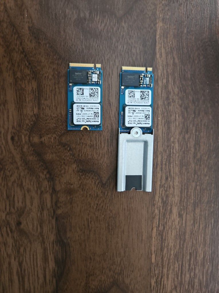 512gb SSD - 2x 256 - Western Digital 