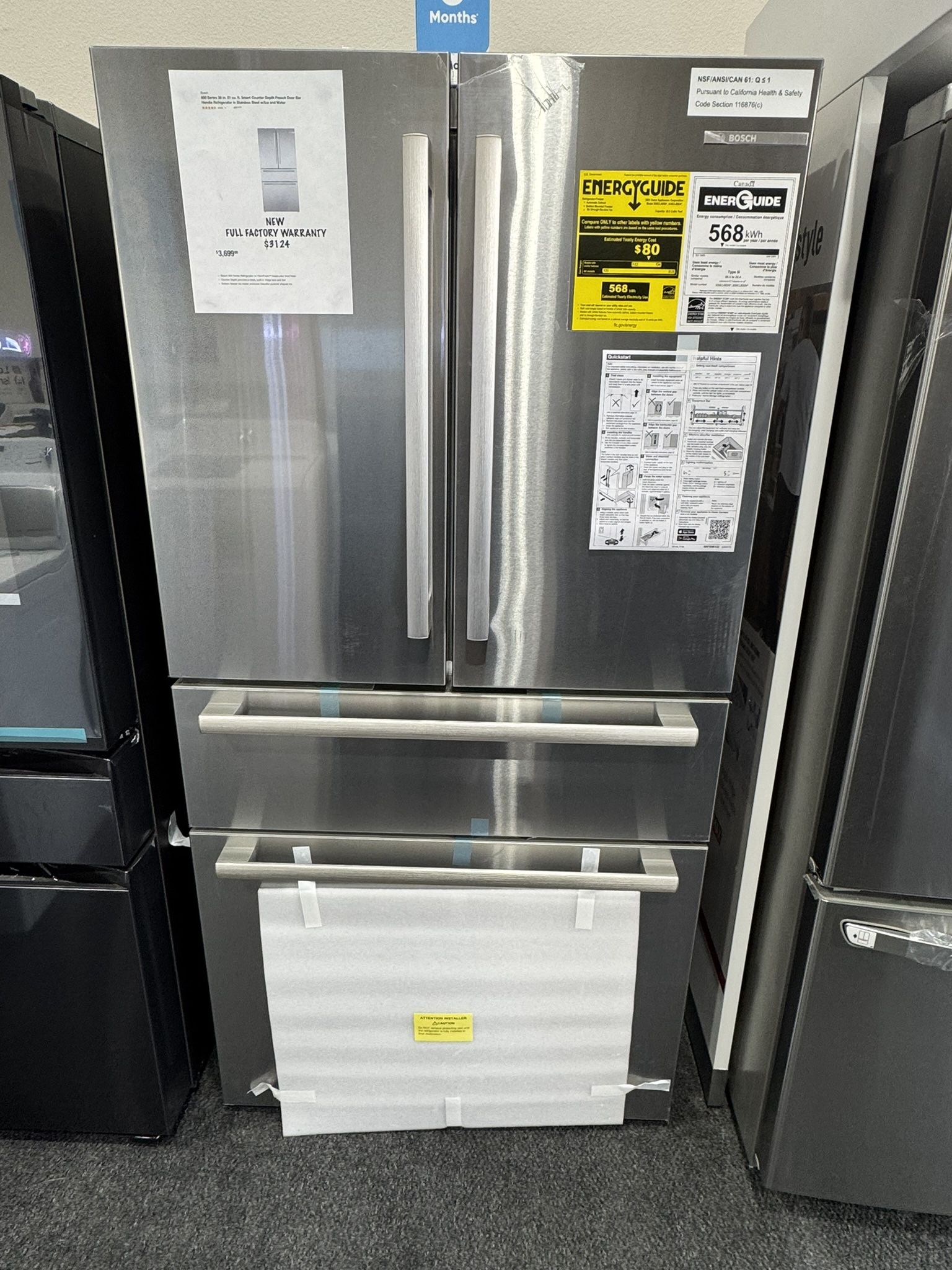 New Bosch 4 Door Refrigerator!