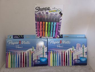 Sharpie Highlighter  & Paper Mate 12 pens $5 ea. New (Price Is Firm)