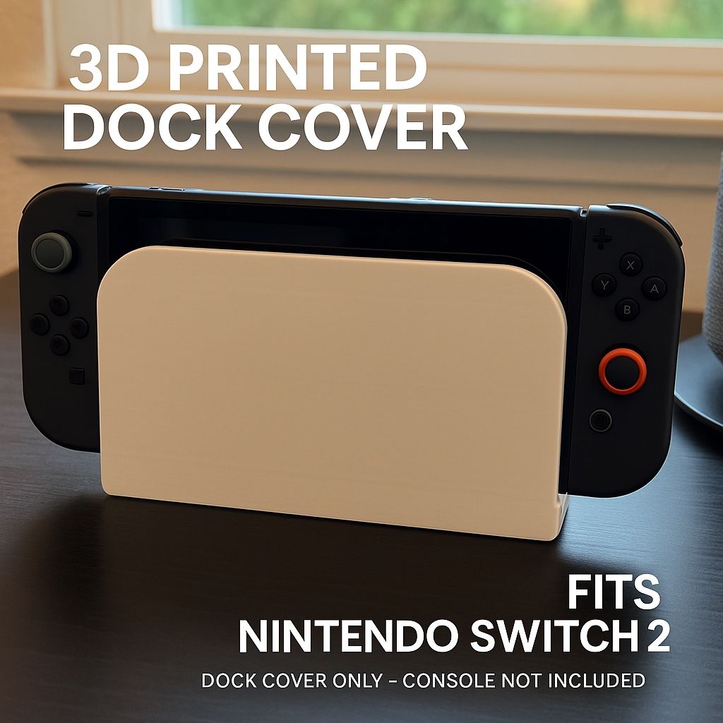 3D Printed Nintendo Switch 2 Dock Cover