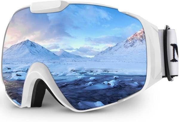 NEW Ski Snow Snowboarding Goggles for Men Women Youth OTG Anti-Fog Design Skate Snowmobiling Double Layer Lens

Color White Frame