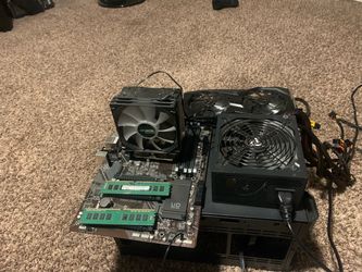 PC Parts Bundle – Motherboard, GPU, PSU, RAM, Cooler, CPU
