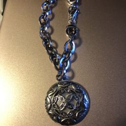 7” Sterling Silver Charm Bracelet With Charm