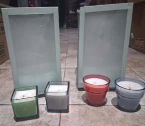 Outdoor/indoor Decorative Candles And Holders