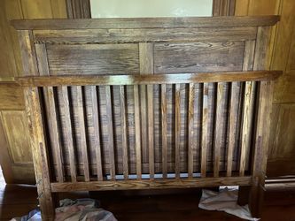 Double Bed Frame Solid Wood